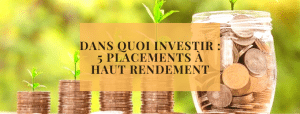 Dans quoi investir _ 5 placements à haut rendement