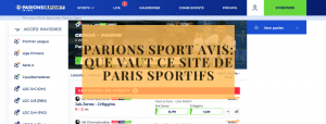 Parions Sport avis: que vaut ce site de paris sportifs